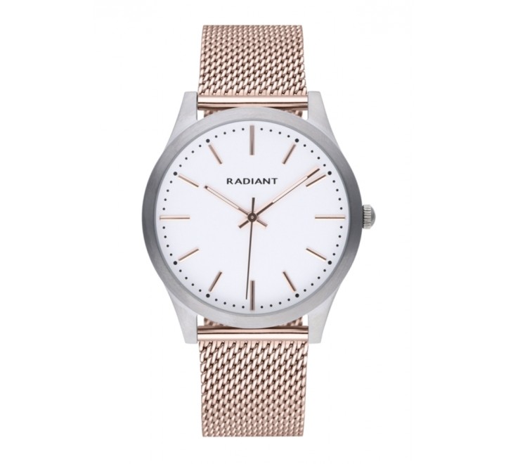 RELOJ RADIANT RA553605 ACERO ESTERILLA ROSADO CAJA ACERO