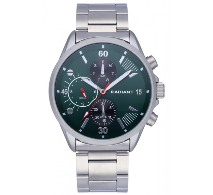RELOJ RADIANT ACERO CAJA 44MM ESFERA VERDE RA571704