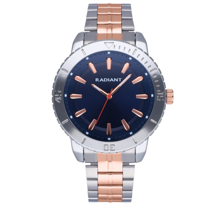 RELOJ RADIANT ACERO BICOLOR CAJA ACERO 44MM RA570204