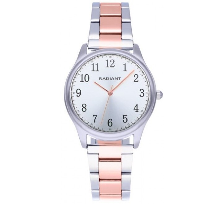 RELOJ RADIANT CAJA 34MM ACERO ARMIS BICOLOR ROSADO RA574208