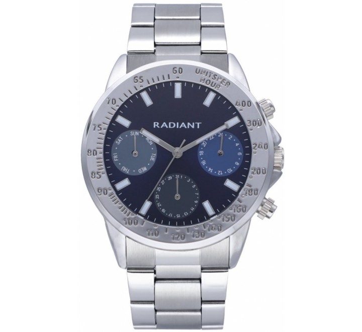 RELOJ RADIANT CAJA 45MM ACERO Y ESFERA AZUL RA604702