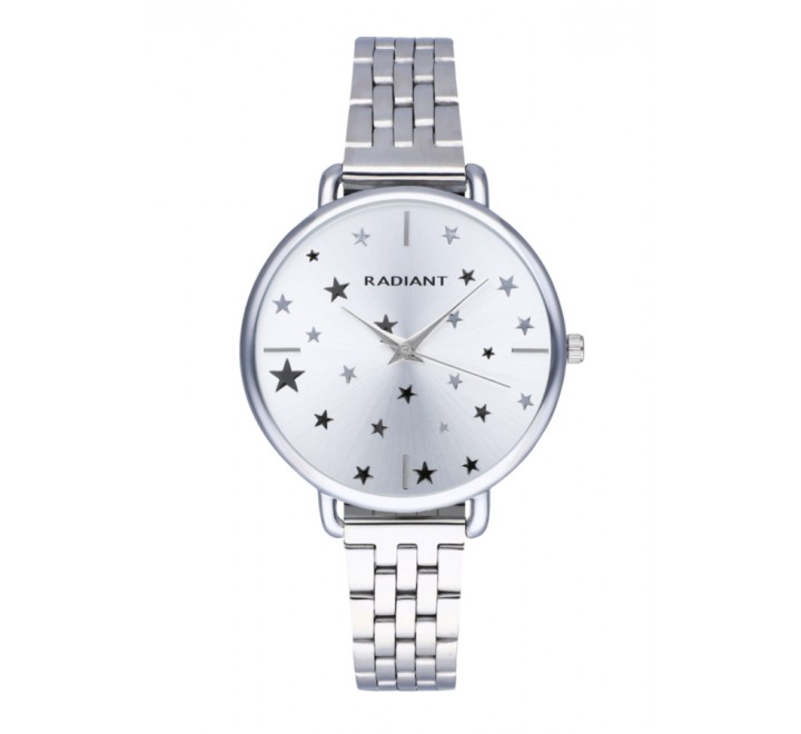RELOJ RADIANT ACERO Y CAJA 38MM ESFERA ESTRELLAS RA544201