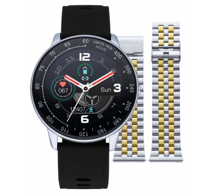RELOJ RADIANT SMART DOS CORREAS CAJA REDONDA 44MM RAS20405