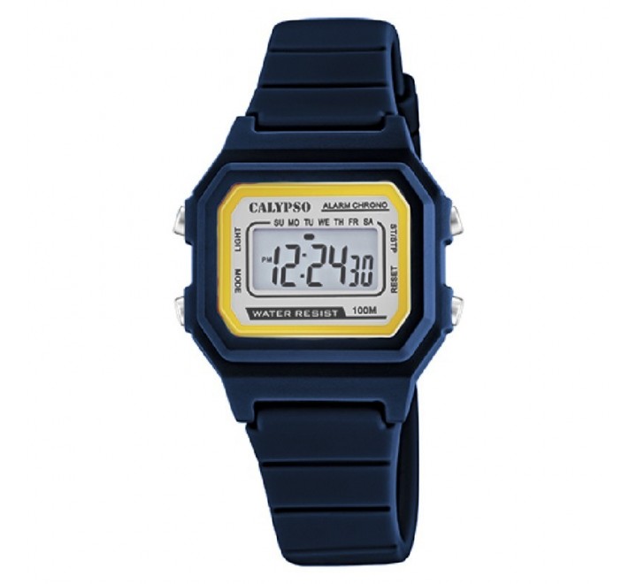 RELOJ CALYPSO DIGITAL CORREA CAUCHO AZUL K5802/5