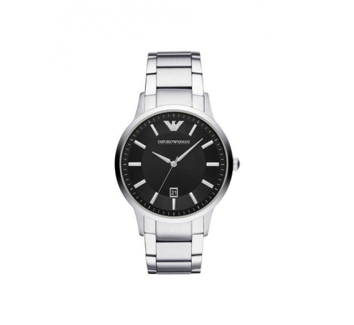 RELOJ EMPORIO ARMANI CAJA Y ARMIS ACERO ESFERA NEGRA AR11181