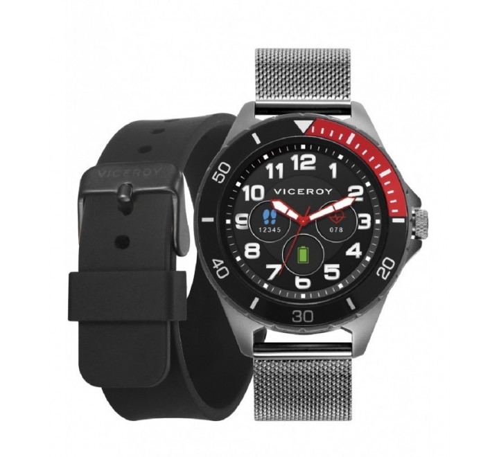 PACK RELOJ SMART VICEROY ALUMINIO CORREA REGALO 41115-50