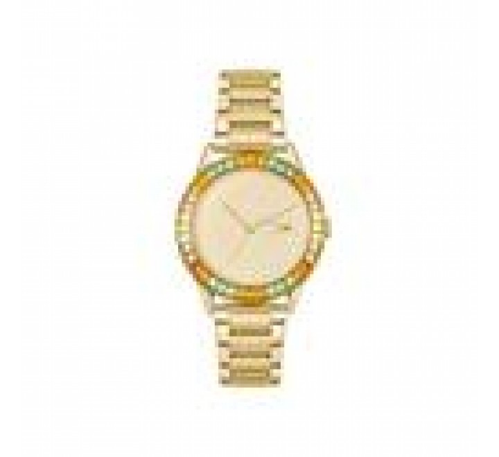 RELOJ LACOSTE SRA ACERO DORADO CON CRISTALES 2001410