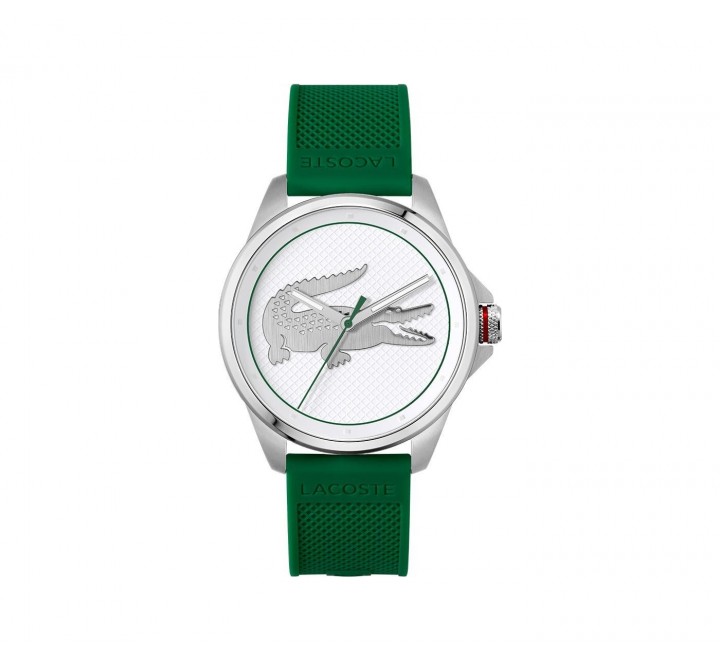 RELOJ LACOSTE CORREA SILICONA VERDE CAJA 43MM ACERO 2011157