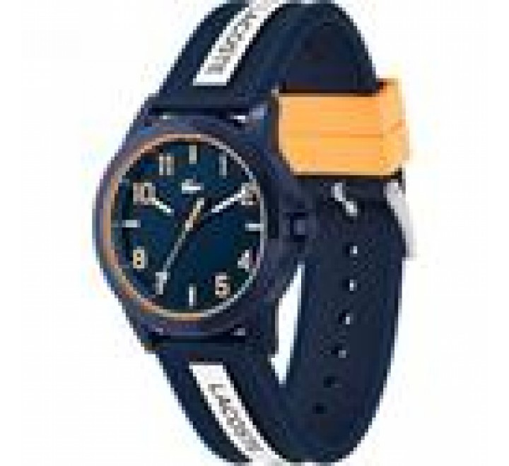 RELOJ LACOSTE CORREA SILICONA AZUL Y BLANCA 2020142