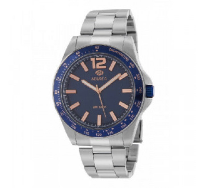 RELOJ MAREA ACERO ESFERA AZUL BISEL AZUL B35345/4