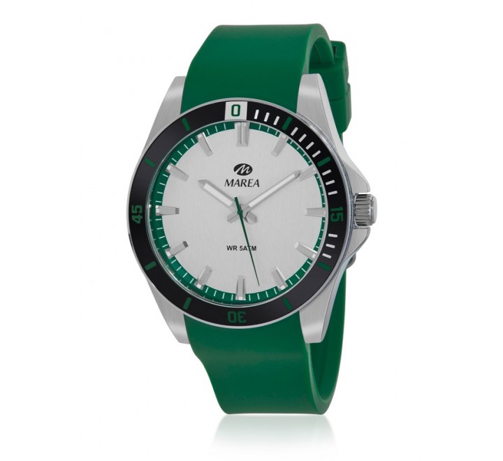 RELOJ MAREA CABALLERO SILICONA VERDE B35351/5
