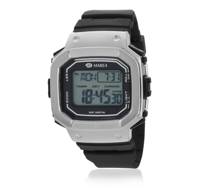 RELOJ MAREA CABALLERO SILICONA NEGRO B44104/1
