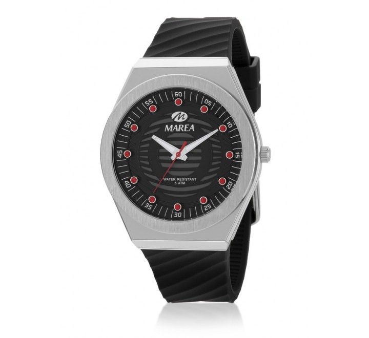 RELOJ MAREA CABALLERO SILICONA NEGRO B54251/1