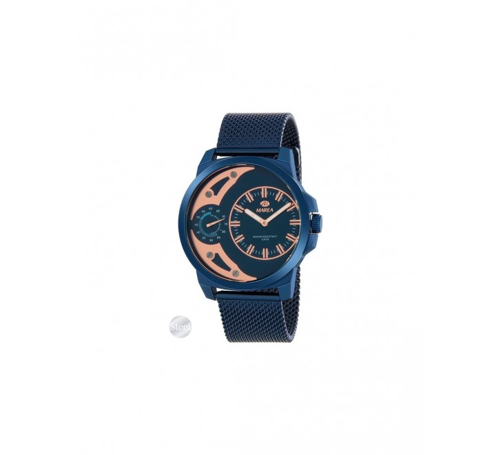 RELOJ MAREA ESTERILLA ACERO AZUL CAJA REDONDA B41294/3