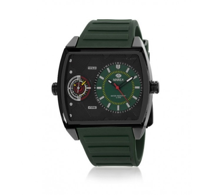 RELOJ MAREA CUADRADO VERDE DOS ESFRAS B54285/5