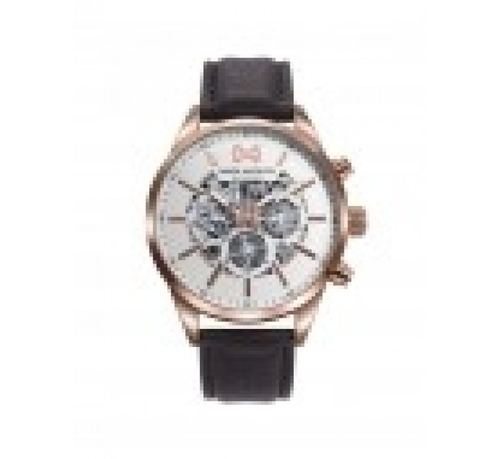 RELOJ MARK MADDOX HC7145-07 AUTOMATICO CORREA MARRON ROSADO