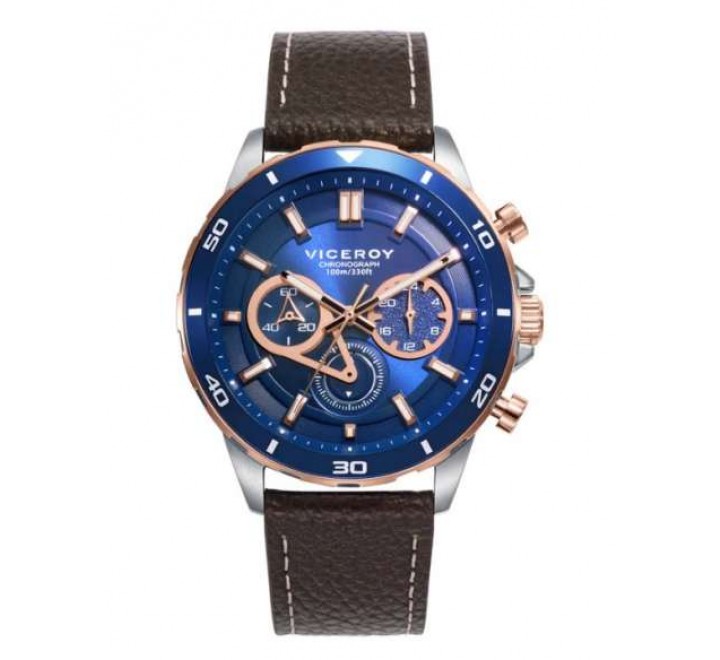 RELOJ VICEROY CRONO ACERO IP ROSA ALUMINIO 46845-37