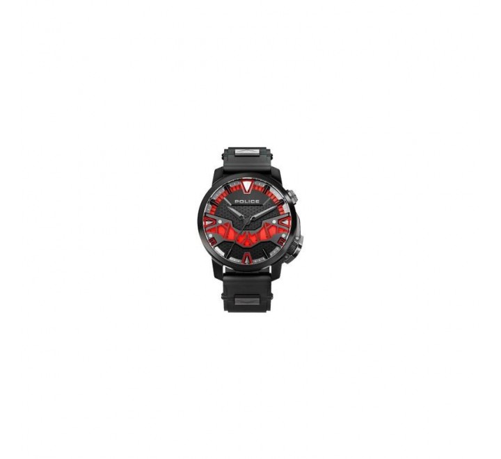 RELOJ POLICE BATMAN SILICONA NEGRA ESFERA LUZ PEWJP2205102