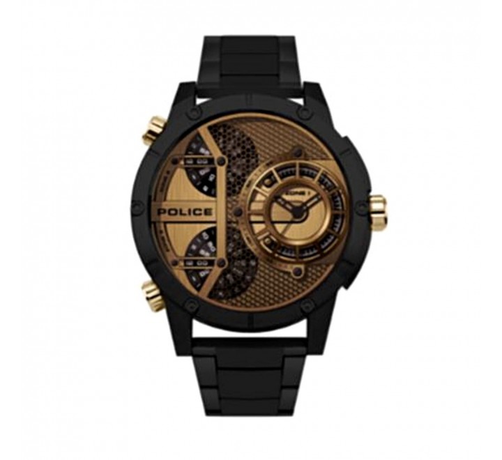 RELOJ POLICE ACERO NEGRO CAJA ACERO NEGRO PEWJG2118103