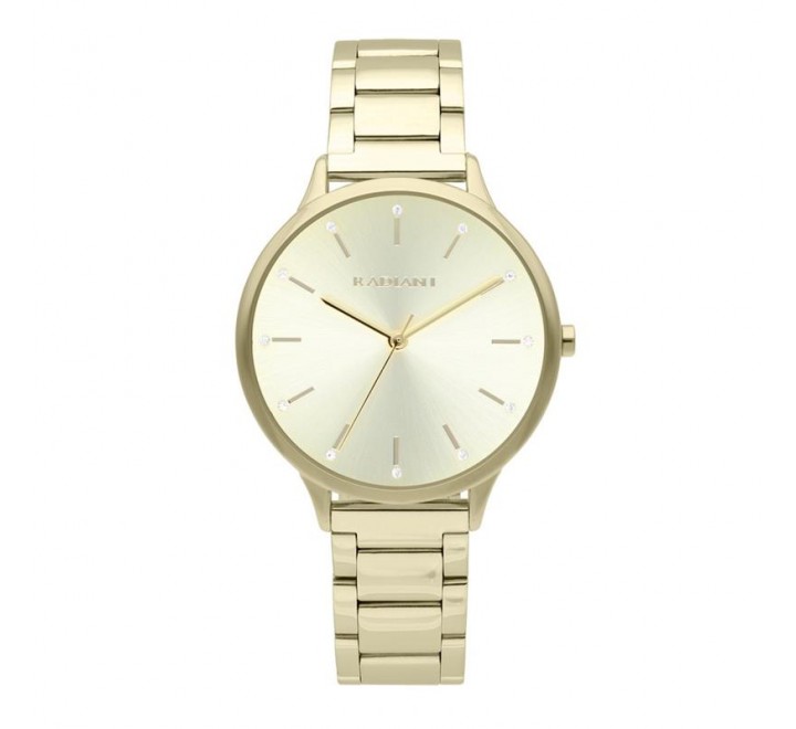 RELOJ RADIANT CAJA 38MM Y ARMIS ACERO DORADO RA583204