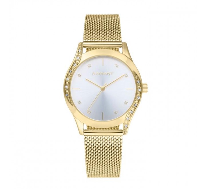 RELOJ RADIANT ACERO DORADO ESF.BLANCA RA623202