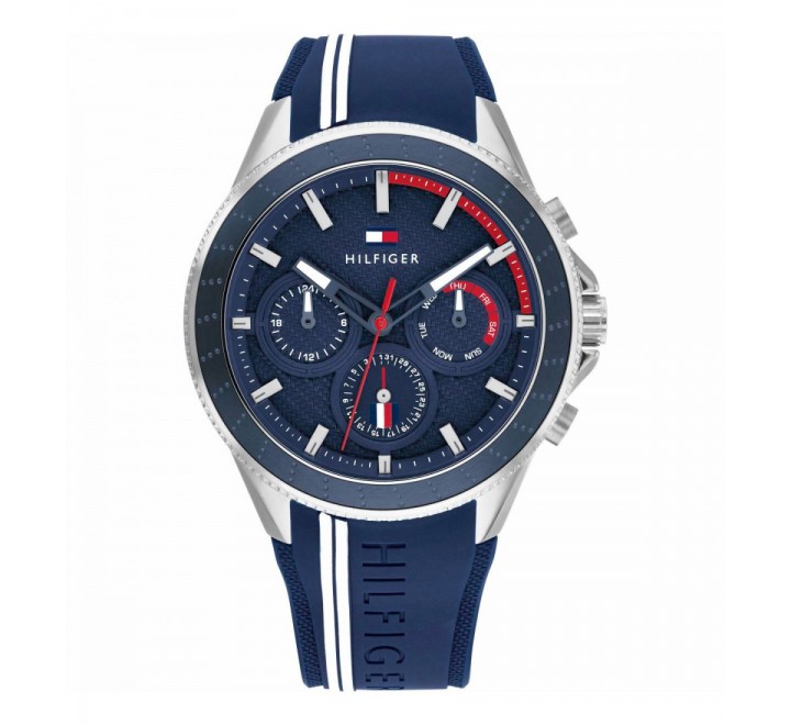 RELOJ TOMMY HILFIGER CAJA ACERO SILICONA AZUL 1791859