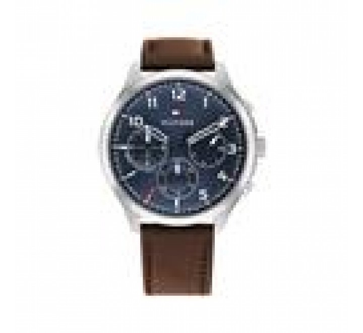 RELOJ TOMMY HILFIGER CAJA ACERO CORREA PIEL MARRON 1791855