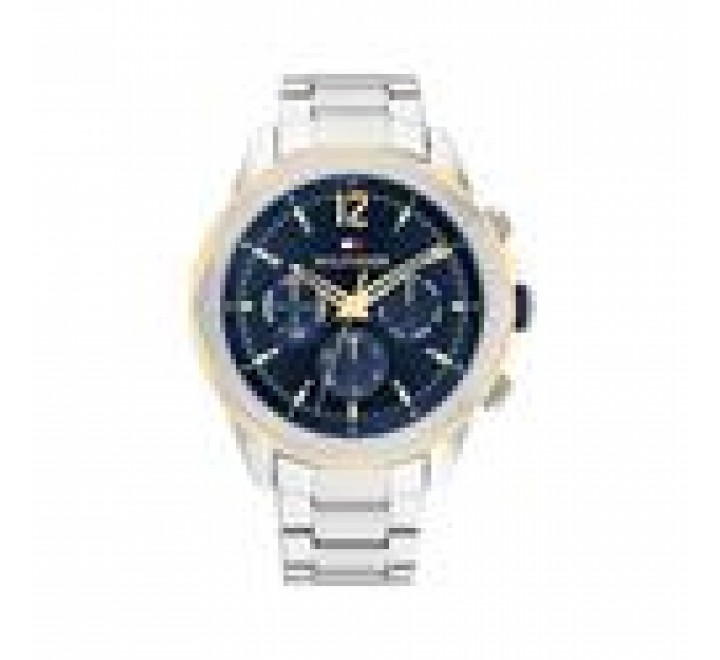 RELOJ TOMMY HILFIGER ACERO BISEL BICOLOR ESFERA AZUL 1792059