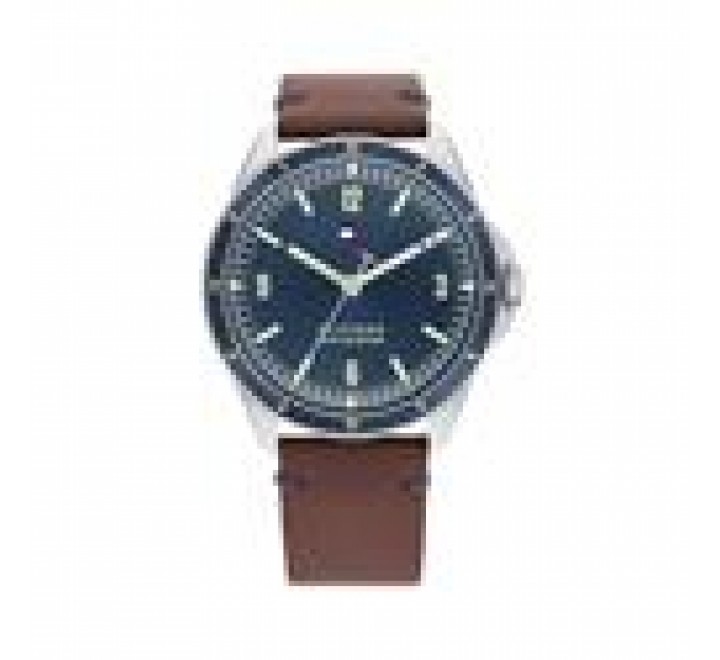 RELOJ TOMMY HILFIGER CORREA MARRON CAJA 43MM ACERO 1791905