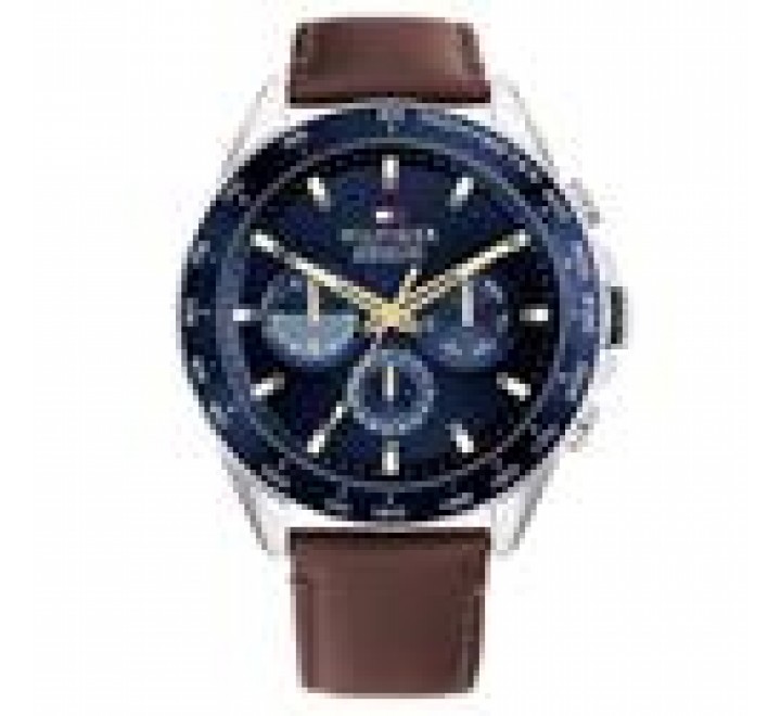 RELOJ TOMMY HILFIGER CORREA MARRON CAJA 46MM ACERO 1791965