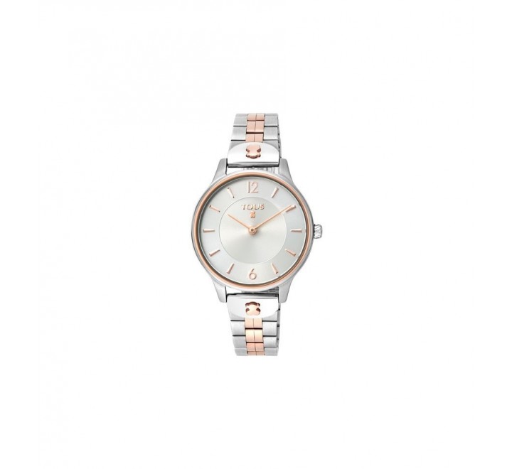 RELOJ TOUS 100350430 ACERO BICOLOR BISEL ROSADO