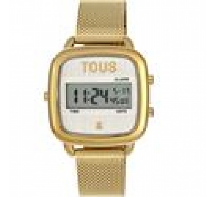 RELOJ TOUS DIGITAL CAJA Y ARMIS ACERO DORADO 300358090