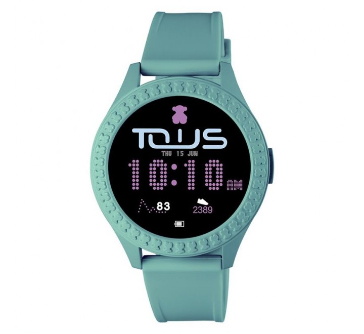 RELOJ TOUS SMARTWATCH CORREA SILICONA TURQUESA 200350993
