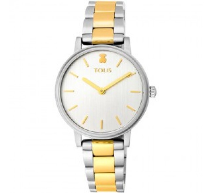 RELOJ TOUS ACERO BICOLOR DORADO ROND STRAIGHT 100350475