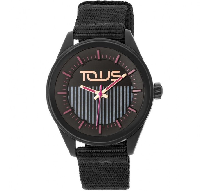 RELOJ TOUS CORREA NEGRA Y ESFERA NEGRA 200350900