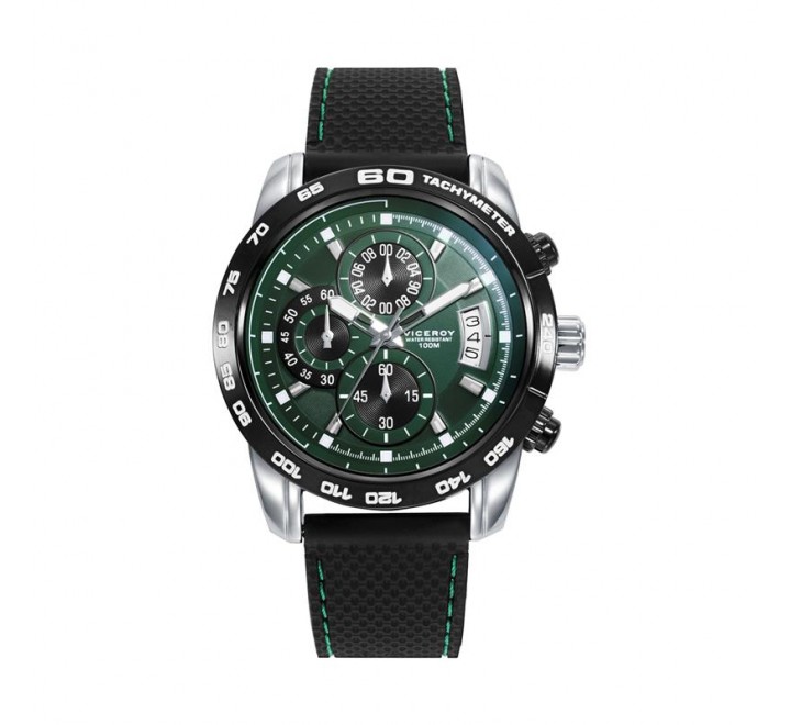 RELOJ VICEROY CRONO ACERO IP NEGRO 40421-67