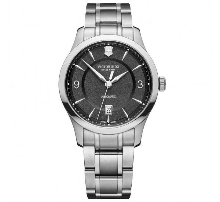 RELOJ VICTORINOX V241898 ACERO MAQUINARIA SUIZA ESFERA NEGRA