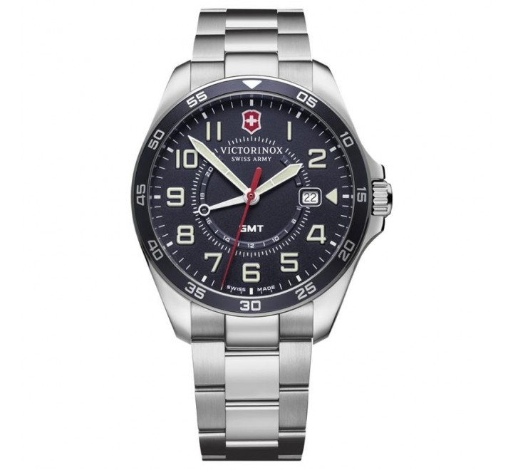RELOJ VICTORINOX V241896 ACERO MAQUINARIA SUIZA ESFERA AZUL