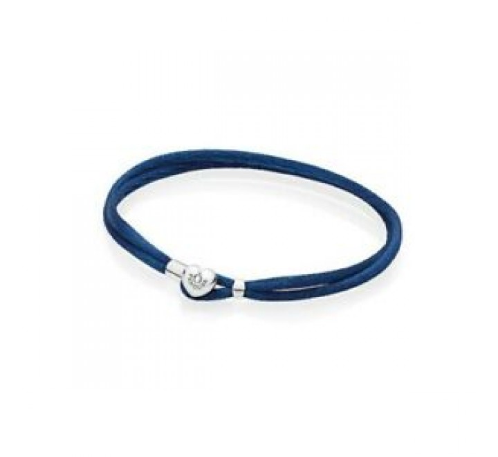 PULSERA PANDORA HILO AZUL MARINO 16CM 590749CDB-S1