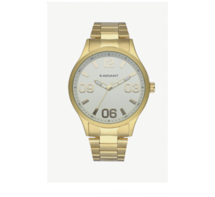 RELOJ RADIANT RA563201 ACERO DORADO
