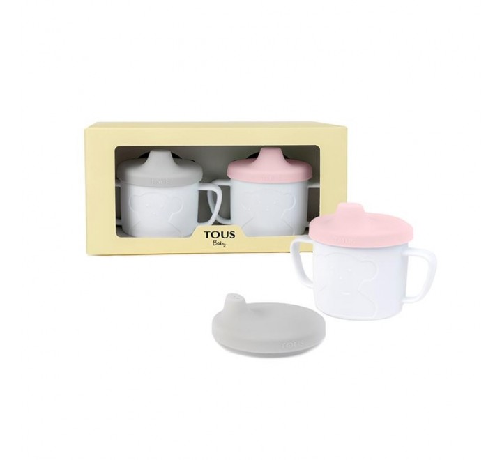 TAZA TOUS BABY APRENDIZAJE ROSA GRIS 200Ml 995820295