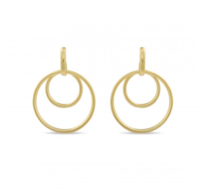 PENDIENTES METAL CHAPADO DRUK SGEW45200