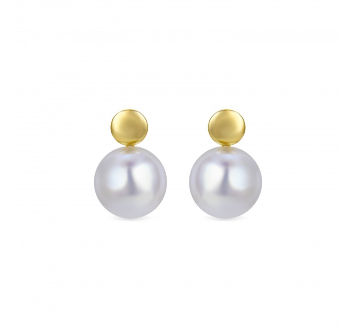 PENDIENTES LUXENTER DORADO CON PERLA GRANDE SGEW50511400