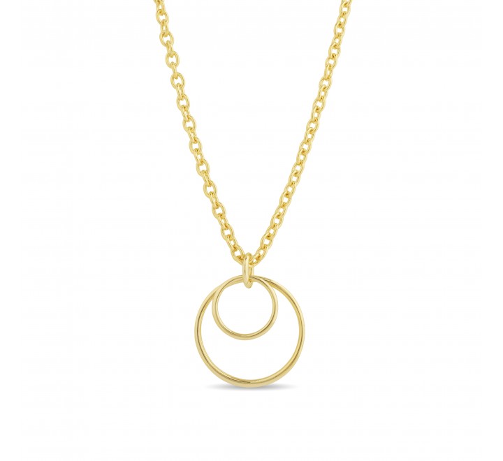 COLLAR METAL CHAPADO LARGO DRUK SGNW29900 LUXENTER