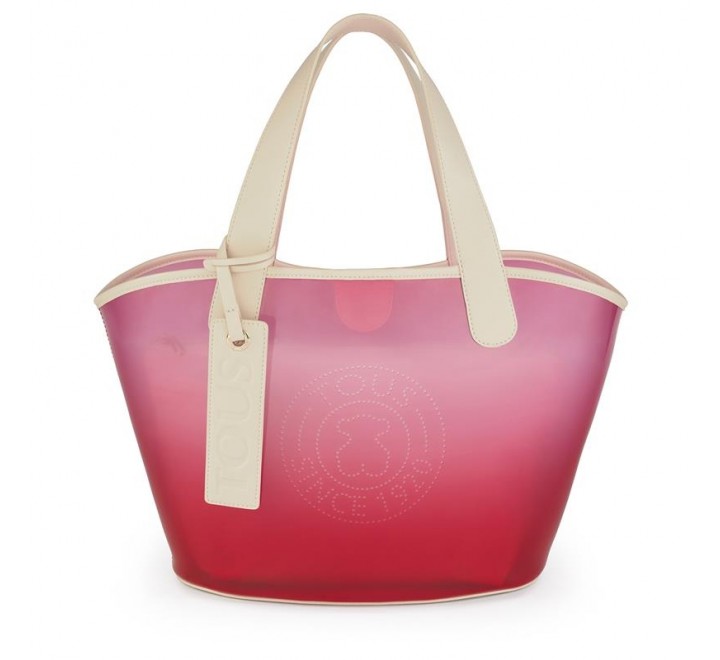 Shopping tous peque o Leissa Gum en color rojo