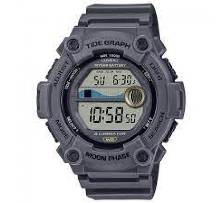 RELOJ CASIO DIGITAL CORREA RESINA NEGRA WS-1300H-8AVEF
