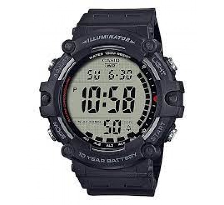 RELOJ CASIO DIGITAL CORREA RESINA NEGRA AE-1500WH-1AVEF