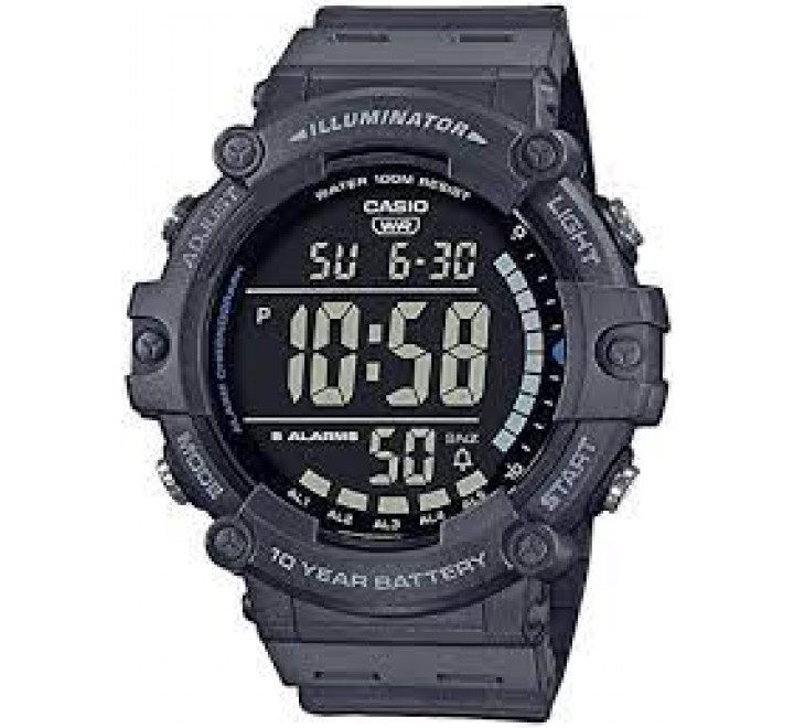 RELOJ CASIO DIGITAL CORREA RESINA NEGRA AE-1500WH-8BVEF