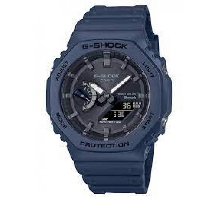 RELOJ CASIO G-SHOCK ANADIGITAL SILICONA AZUL GA-B2100-2AER