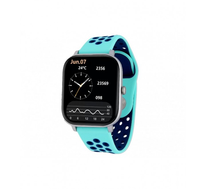 RELOJ LISKA SMARTWATCH CAJA CUADRADA CORREA TURQUESA SV-07FD-6